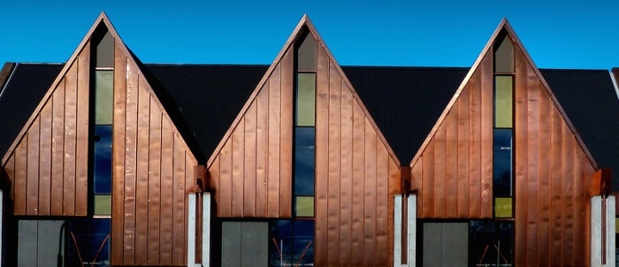 copper clad cladding siding