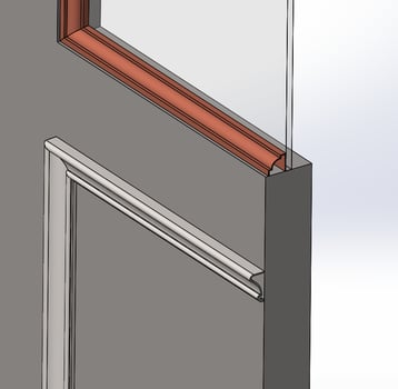 Commercial steel doors