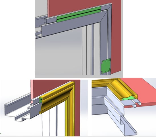 metal door frame casing