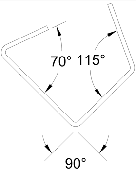 Metal roll formed profiles angles