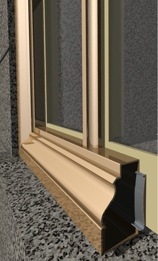 Steel windows cross section